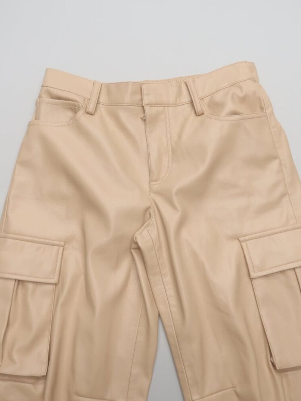 Alice + Olivia Luis Vegan Leather Cargo Pants - Picture 11 of 14
